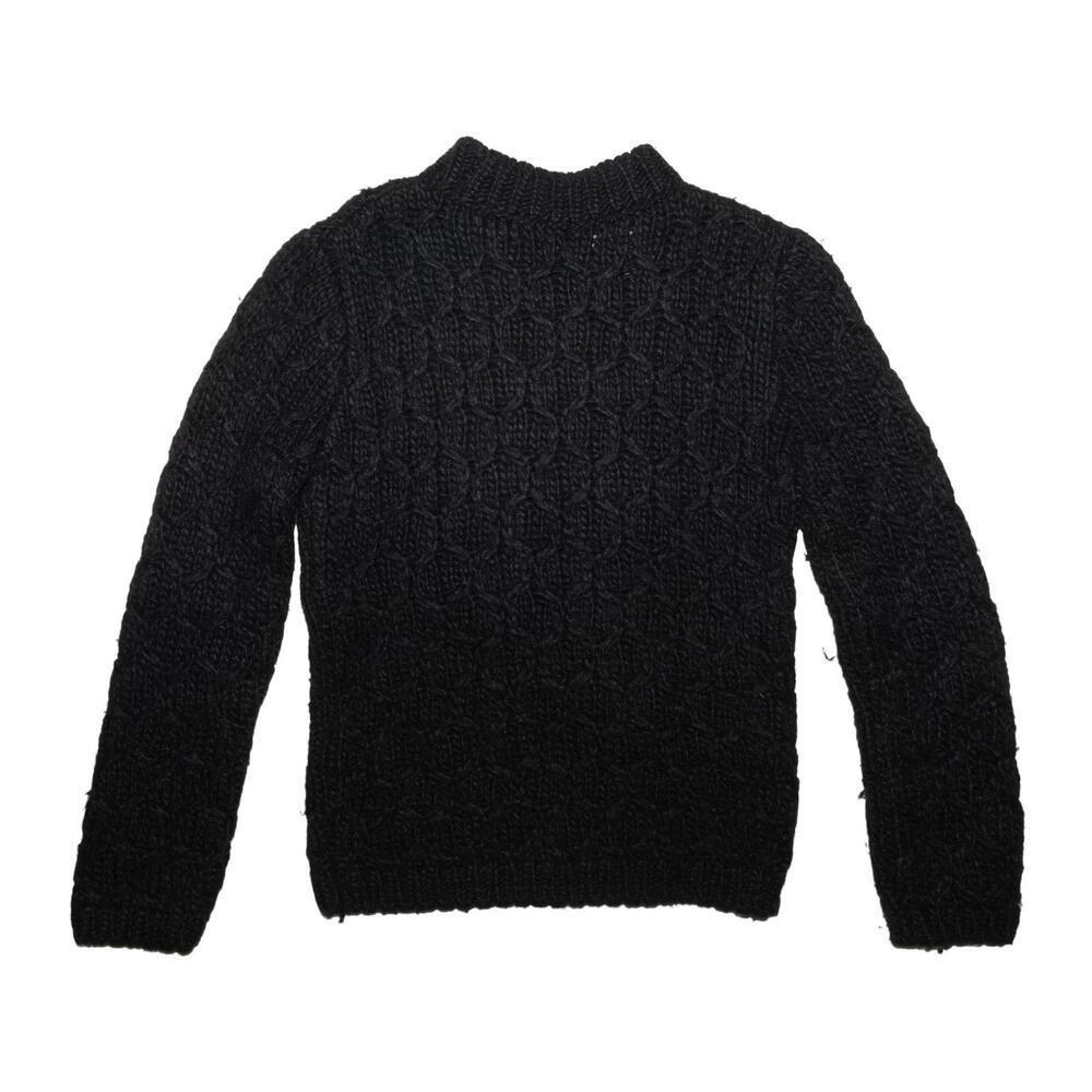 2000s Raf Simons X Fred Perry Wool Cable Knit Sweater